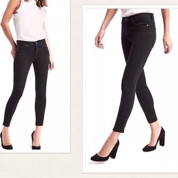 New with tags black gap jeans size 26R - Picture 1 of 7